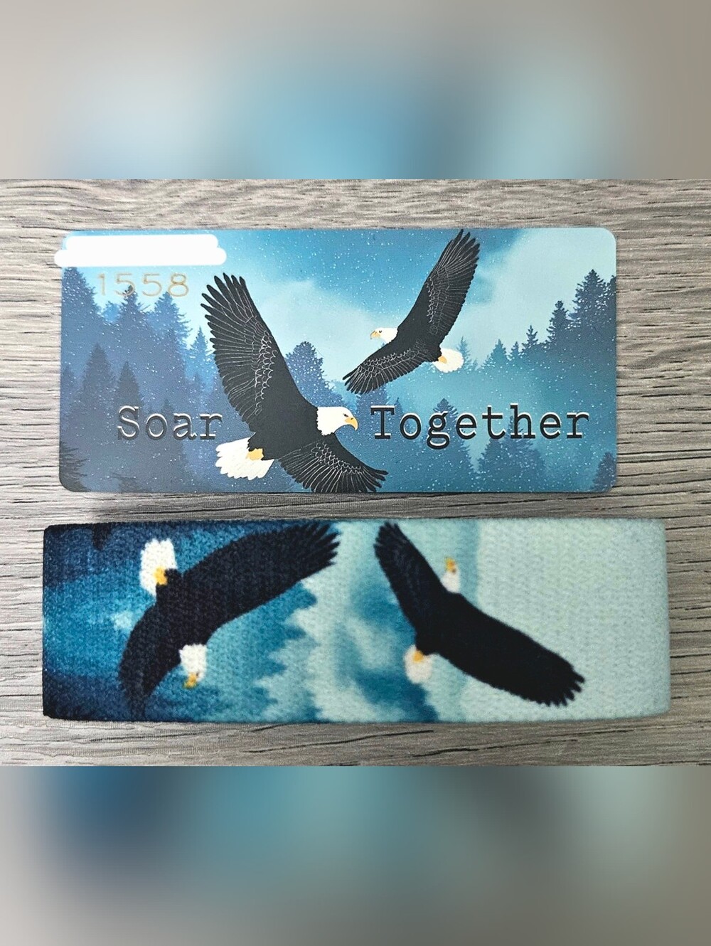 ZOX "SOAR TOGETHER" #1558 SOUL MATES EAGLE INTERACTIVE MED COLLECTIBLE WRISTBAND